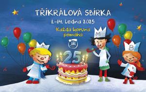 Tříkrálová sbírka - sobota 4.1.2025 dopoledne