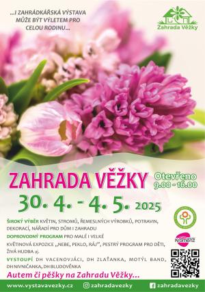 Zahrada Věžky 30.4. - 4.5.2025 od 9:00 - 16:00 hod 1