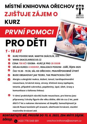 Děti se učí první pomoci