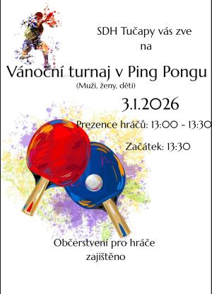 turnaj v ping pongu