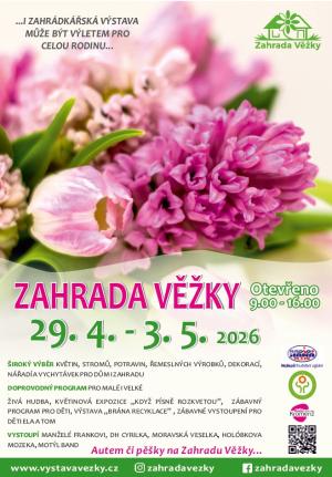 Zahrada Věžky od 29. 4. do neděle 3. 5. 2026 1
